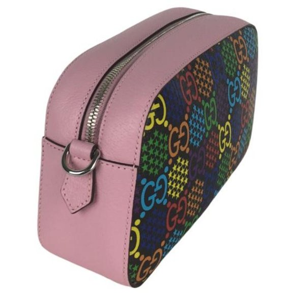 Gucci Women's GG Supreme Monogram Web Shoulder Bag Multicolor Sz Small DM15 - Picture 2 of 15